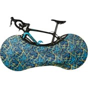 Resim Pengfu Shop Mavi Stil Bisiklet Toz Geçirmez Kapak Tekerlekler Çerçeve Kapak Anti-Toz Çizilmeye Dayanıklı Koruyucu Kapak Bisiklet Koruyucu Dişli (Yurt Dışından) 