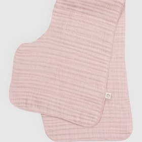 Resim Organik Pamuk Dört Katlı Müslin Omuz Örtüsü Bebek Pembe Pembe 