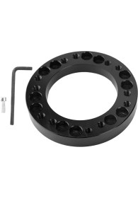 Resim Creatorally 12.5 mm Evrensel Araba Direksiyon Hub Yarış Spacer Pad Adaptör Kiti (Yurt Dışından) 