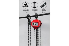 Resim GAP Tools Zincirli Caraskallar 3ton 3metre GPC-3T3M 