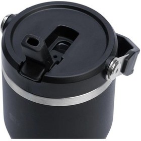 Resim Stanley The Iceflow Flip Straw Pipetli Termos Bardak 0,60 Lt-10-12044-045 Siyah 