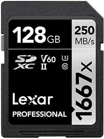 Resim Lexar Professional 128 Gb 1667X Sdxc Hafıza Kartı (250Mb/S-90Mb/S) 