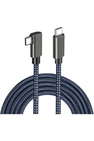 Resim STOREMAX Oculus ile Uyumlu Link Kablosu 6mt, 5gbps USB Hızlı Veri Aktarımı, Hızlı Şarj Usb-C, 2 Uyumlu (Type 