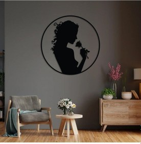 Resim Gül Sessizliği Metal Duvar Dekoru 