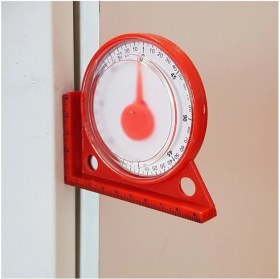 Resim Mıknatıslı Açı Ölçer Gönye 0-360 Derece, Hassas ve Pratik Ölçüm Aracı 