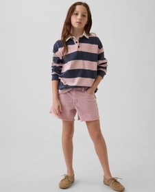 Resim Pembe Low Rise Stride Denim Şort - Pembe / 8 