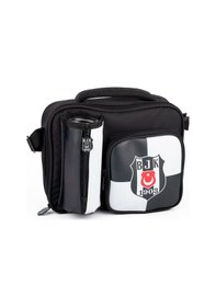 Resim Beşiktaş Bjk 1903 Logo Desenli Okul Beslenme Çantası - Siyah/beyaz - 25362 Beyaz - Siyah 