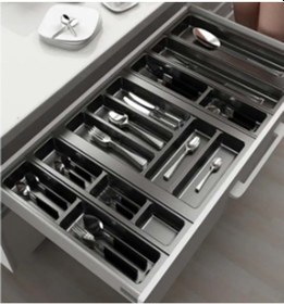 Resim Eko Modüler Kaşıklık 62x49 Cm Antrasit 70095 Antik Beyaz 