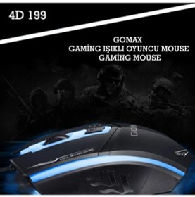 Resim Sepetegelsin Gomax M1 Gaming Rgb Işıklı Oyuncu Fare Gaming Kablolu Mouse 