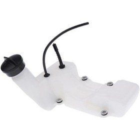 Resim Lijinxu 1 Adet Plastik Yedek Gaz Yakıt Tankı Dize Giyotin Beyaz 