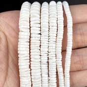 Resim 1 İplik 4-8mm Yaklaşık 315-360 Adet Rondel Boncuk Takı Yapımı DIY Bileklik Kolye El Yapımı Aksesuarlar için Boşluk Boncuğu 23.6 inç 