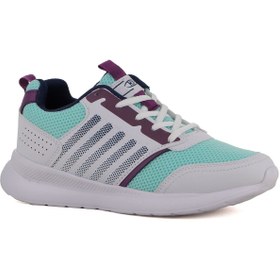Resim MP Beyaz - 2508 Comfort Taban Bağcıklı Kadın Spor Ayakkabı 2 Renk 