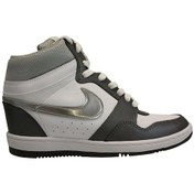 Resim Nike Wmns Force Sky High 629746 103 Beyaz Gri Beyaz - Gri 