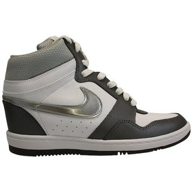Resim Nike Wmns Force Sky High 629746 103 Beyaz Gri Beyaz - Gri 