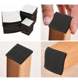 Resim Pacific Kaydırmaz Keçe Kare 1plk=32 Ad 25 x 25 Kahve 