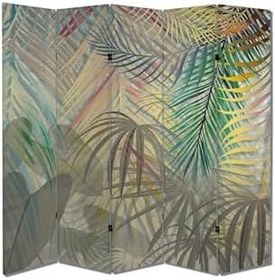 Resim Doğa Temalı Özel Tasarım Paravan Room Divider TYBParavan-1034100408240, 180 x 180 