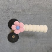 Resim 2/4/6 adet Sevimli Çiçek Kapı Kiliti - Yumuşak Vinil, Çarpışma ve Gürültüsüz, Banyo, Yatak Odası, Oturma Odası, Yurt Kapıları için İdeal - Duvarlardan Çizikleri Korur, Yurt Odası Aksesuarı | Eğlenceli Aksesuar | Pürüzsüz Bitiş 