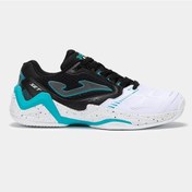Resim Joma Set Erkek Toprak Kort Tenis Ayakkabısı Tsets2541c Siyah - Beyaz 