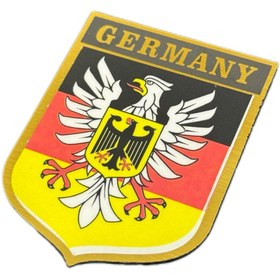 Resim OTO SÜSLEN İSTANBUL Pleksi Arma Germany Bayraklı Kendinden Yapışkanlı 6.5X5cm 