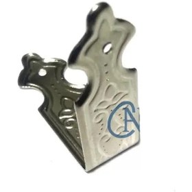 Resim Dekoratif Sandık, Kutu Kenarı, 11x32mm, Nikel, 100 Adet Siyah 