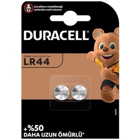 Resim Duracell Lr44 1.5V Düğme Pil 2Li Paket 