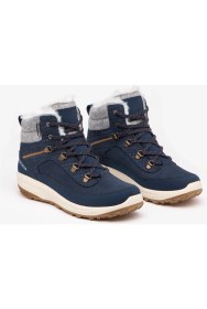 Resim Decathlon Quechua Kadın Outdoor Deri Kar Botu - Mavi - NH900 Mid 