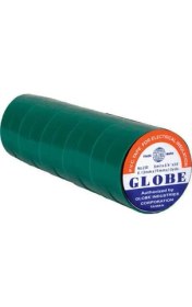 Resim Globe Izole Bant 10 x 19 Yeşil Renkte - Elektrik Izole Bantı - Plastik Bant - Yapıştırıcı Bant -Hsyn- 