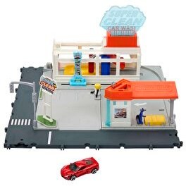 Resim Matchbox Aksiyon Sürücüleri Süper Oto Yıkama Oyun Seti 
