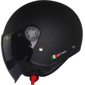 Resim Free M Kask Güneş Vizörlü Ece 22.06 Motorsiklet Kaskı Mat Siyah 
