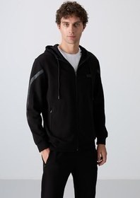 Resim TOMMY LIFE TOMMYLIFE Pamuklu Kalın Yumuşak Dokulu Comfort Fit Baskılı Eşofman Takım - 85236, T14ER-85236 