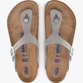 Resim Birkenstock Gizeh Soft Footbed Nu Kadın Gri Terlik 