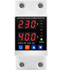 Resim Fosenze Ev İçin Akıllı Kendini Yenileyen Aşırı/alçak Gerilim Ve Akım Koruyucu, Akıllı Ekran Göstergeli, 40a Beyaz Jjvpd1 
