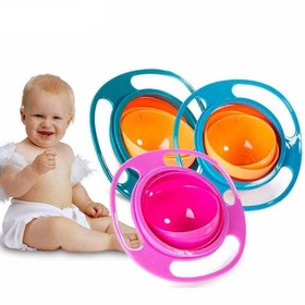 Resim 360 Rotate Universal Spill-proof Bowl Dishes - D set / 3PC 