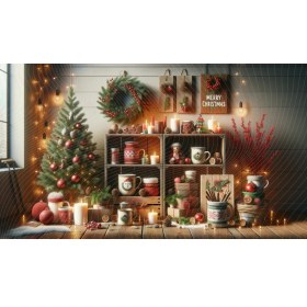 Resim Venspor Noel Temalı Arkaplan, 200X150CM, Fon, Duvar Örtüsü 