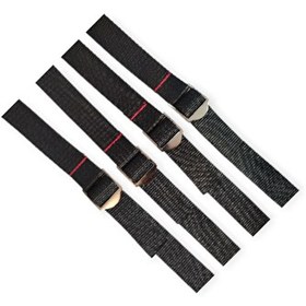 Resim Naturecamp Straps Sıkıştırma Perlonu 1.5 MT Metal Tokalı Dayanıklı Bağlama Kayışı 4 Adet 