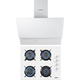 Resim Kumtel Beyaz 2'li Ankastre Cam Set (DA6-835 + KO-40TAHDF) 