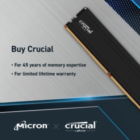 Resim Crucial Pro 16GB DDR5-5600 Udımm CL46 CP16G56C46U5 Pc Ram 
