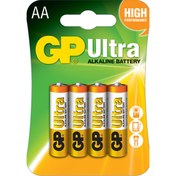 Resim GP Ultra Alkalin 4'lü AA Boy Kalem Pil (GP15AU-2U4) 