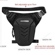 Resim Pazly Erkek/kadın Motosiklet Bacak Çantası - Su Geçirmez, 25x18cm, Eva Sert Kabuk, Çok Renkli, Büyük Kapasiteli Çok Renkli 