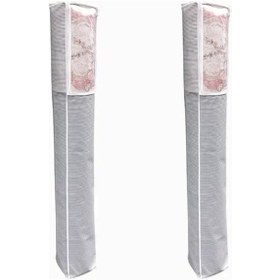 Resim 2 Adet Pencereli Halı Hurcu /halı Saklama 6m2 Standart 38 210 Cm Gri-beyaz 