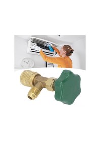 Resim Kosona Hava Klima Soğutucu Valfi, Bakır Gövde, Abs Kolu, Sızıntı Önleyici, R22/r134/r410 Uyumlu, Kolay Kurulum 