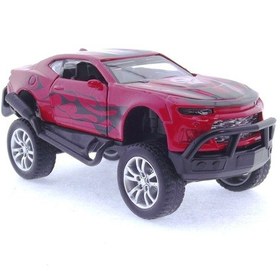 Resim Die Cast Çek Bırak Kırmızı Arazi Aracı 