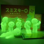 Resim Glow-in-the-Dark Reçine Heykeller - Sevimli ve Düşünceli Karakterler, Güç Gerektirmez, Ev Dekoru veya Parti Dekoru için Mükemmel, Parti Süsleri | Düşünceli Karakterler | Dayanıklı Heykeller, Koyu Renkli Dekor 
