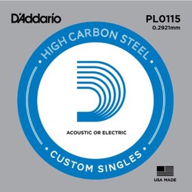 Resim D'addario Pl0115 Elektro Ve Akustik Gitar Tek Tel 