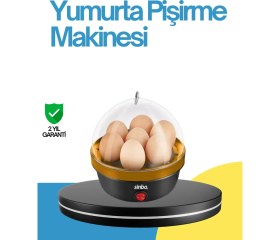 Resim TKÇ 7 Yumurta Kapasiteli Yumurta Pişirme Makinesi Rafadan Orta ve Katı 