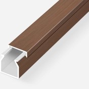 Resim Mutlusan Kablo Kanalı 2M Ceviz 40X40 mm 