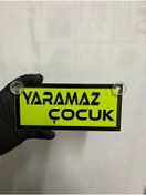 Resim HBSİ YEŞİL RENK ÜZERİ SİYAH RENK YARAMAZ ÇOCUK YAZILI VANTUZLU CAM SÜSÜ 