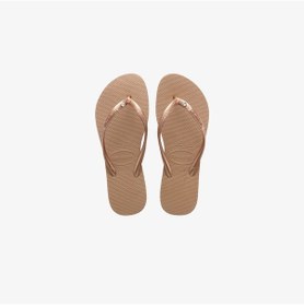 Resim Havaianas Slim Crystal Çocuk Sarıterlik Düz 4145651 Sarı 
