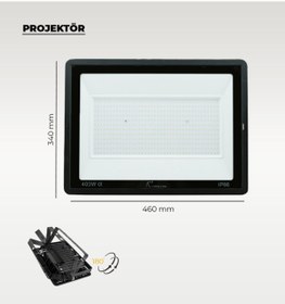 Resim Genel Markalar 400W Led Projektör Beyaz Işık 