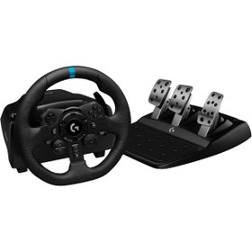 Resim Hepta Collection G G923 Driving Force Yarış Direksiyonu, Aşamalı Fren Pedalı, Alüminyum, Çelik ve Deri Yapı, PS3/PS4/ 
